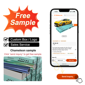 60in x 98ft xe phía trước kính chắn gió 75% vlt kính màu xanh lá cây tinting năng lượng mặt trời Tắc Kè Hoa Tint phim UV bằng chứng màu sắc thay đổi xe phim CuộN - Product Image 6