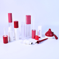 Baume à lèvres en capsule mignon, tube de style bonbon, bouchon à vis en plastique, 5 ml, conteneur vide pour rouge à lèvres et blush, emballage cosmétique OEM