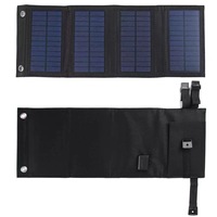 Système de panneau solaire pliable 30W Placa Kit de panneau solaire monocristallin portable pliable Chargeur USB pour l'extérieur