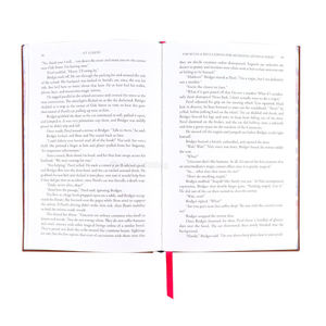 Custom Book Printing Factory Oem Sewn Binding Leather Cover Foil Stamping Collect Spray Book Edge Custom - Product Image 6
