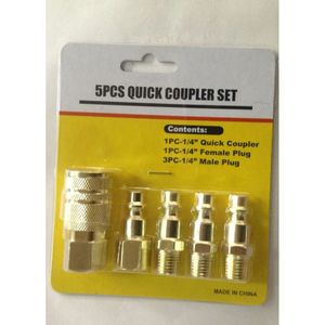 Quick Coupler Set 1/4 In Air Compressor Pneumatic Tool Accessories Made In China - Product Image 1
