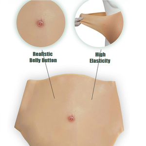 Barriga de Embarazo Realista de Silicona 100%, para 4-5 Meses, Modelo de Embarazo Falso para <span class=keywords><strong>Cosplay</strong></span>, Tamaño 7cm, 6 Colores Disponibles - Product Image 5