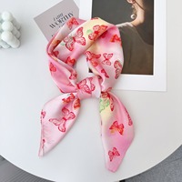 NOUVEAU Foulard en soie imprimé numériquement