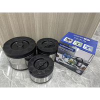 2,5/5/8L Hotpot-Kasserolle Speisenwärmer-Set Thermischer Lebensmittelbehälter Lunchbox-Behälter