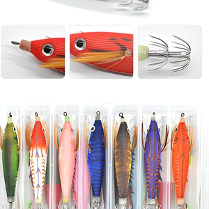 Leurre de pêche professionnel 105 mm 9,5 g, imitation pieuvre phosphorescente, pour la nuit, pour maquereau et poissons d'eau douce - Product Image 3