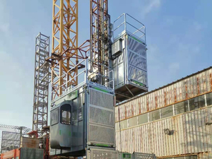 New Double Cage SC200 Building Lifting Passenger Hoist Industrial Heavy Duty <strong>Construction</strong> Material <strong>Elevator</strong> Price - Product Image 5
