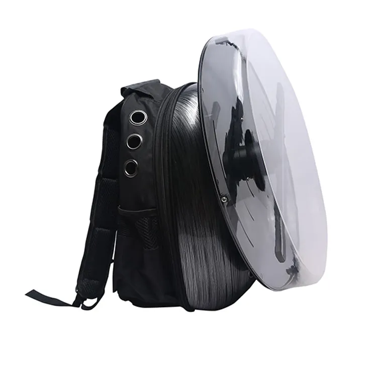 Großhandel 3D hologramm fan 42cm rucksack mit abdeckung tragbare 3D hologramm display rucksack mit batterie