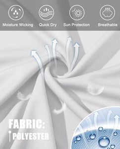 Mùa Hè Trọng Lượng Nhẹ Polyester Upf50 + Nhanh Chóng Khô Co Giãn T-Shirt Thể Thao Tee Crew Cổ Ngắn Tay Áo Hoạt Động Mặc Áo Sơ Mi - Product Image 4