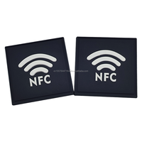 Étiquette en silicone NFC RFID 13,56 MHz NTAG424, étiquette intelligente imperméable et pliable pour vêtements et paiements