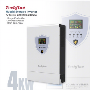 Onduleur solaire <span class=keywords><strong>hybride</strong></span> 4000W avec protection contre les surtensions SPD, stockage hors réseau MPPT 24V, haute efficacité, protection contre la foudre - Product Image 1