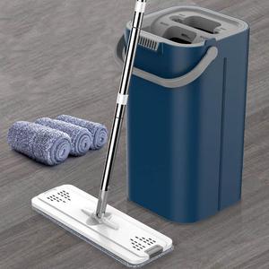 Mopa <span class=keywords><strong>de</strong></span> Fregado Grande, Extra Gruesa y Fácil <span class=keywords><strong>de</strong></span> Usar para el Hogar con Cabezal Giratorio, Separación Húmedo/Seco y Cubo para Mopa - Product Image 3