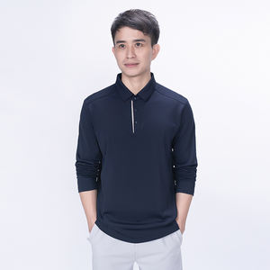 Lightweight O-Neck Jersey Tee Men Slim Fitness Breathable Green Polyester Long Sleeves Woven Print Casual <b>Tshirt</b> Reflective Logo - Product Image 2