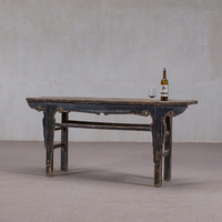 Table console traditionnelle en bois massif longue et étroite, décorative et antique, pour salon, salle à manger, appartement, meubles de maison, villa