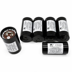 Condensador <span class=keywords><strong>de</strong></span> Arranque <span class=keywords><strong>de</strong></span> Motor <span class=keywords><strong>de</strong></span> Aluminio HuaYouXing CD60 100-1000uF 5% Tolerancia 110V-330V Alto Torque <span class=keywords><strong>de</strong></span> Arranque Bajo ESR para Aire - Product Image 2