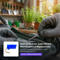 Batterie au lithium de remplacement pour tondeuse robotisée, pièces détachées pour tondeuse à gazon robotisée, accessoires pour machines de jardin, fournisseur en gros