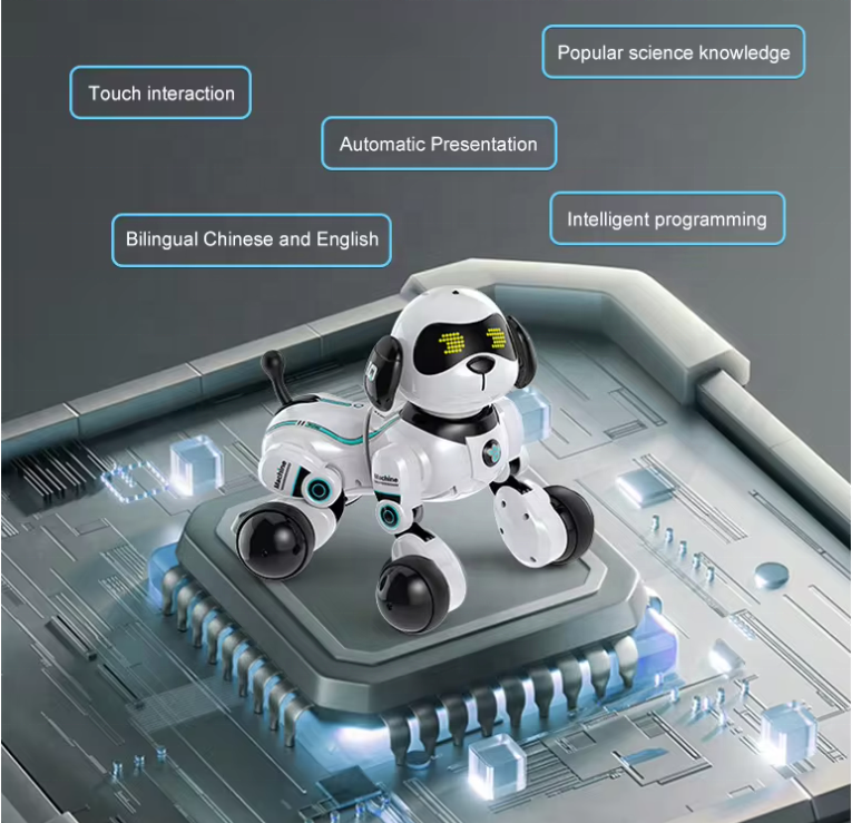 Chengji New Arrival AI Smart RC Pet Electric Dancing Intelligent Remote Control Robot Dog Toy for Ki