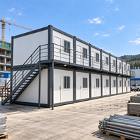 Vicdowex Maison Conteneur Modulaire Préfabriquée à Assemblage Rapide en Acier, Design Contemporain, Bâtiment de Bureau et Salle de Sport en Panneaux Sandwich EPS