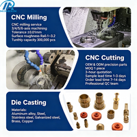Service de fraisage CNC sur mesure pour pièces en aluminium 6061/6063/7075, composants de précision, services de perçage par électroérosion à fil