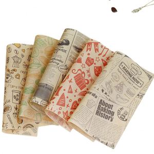 Papier d'emballage alimentaire personnalisé résistant à la graisse pour hamburgers et gâteaux, emballage rapide pour pizzas, snacks, pains, sucre, imprimable - Product Image 4