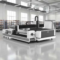 Machine de découpe laser à fibre automatique nouvelle conception 3000W Cypcut HIWIN 3 axes refroidie par eau AI/PLT pour aluminium et carbone, directement de l'usine