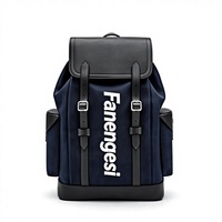 Nouveau Sac à Dos Homme Tendance Rétro pour Ordinateur Portable et Voyage, Grande Capacité, Imperméable en PU, Fermeture Éclair, Polyester – Collection Été