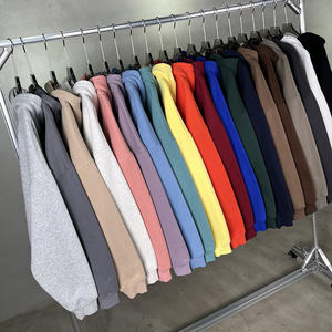 Fabricant de vêtements personnalisés 350 420 500 Gsm 400gsm coton pour hommes <span class=keywords><strong>pull</strong></span> de haute qualité brodé Boxy Plain Sweats à capuche vierges - Product Image 3