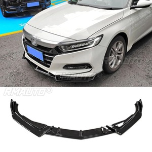 Car Front Bumper <b>Lip</b> Diffuser Spoiler Glossy Black Modification Part for Honda 10th Gen Accord 2018-2021 Car Accessories - Product Image 2