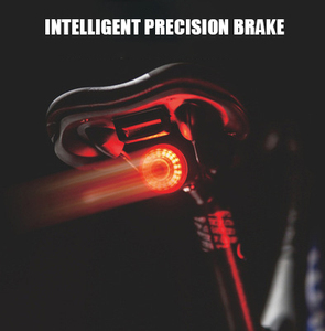 Vélo de route signal intelligent feu arrière détection automatique démarrage arrêt frein IPX6 USB <span class=keywords><strong>Rechargeable</strong></span> LED lumière de vélo - Product Image 3