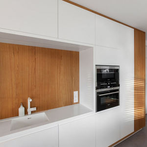 미국 작풍 중국 호두 단단한 나무 부엌 찬장 - Product Image 5