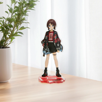 Support de Présentation en Acrylique Transparent pour Figurines de Collection, Vente en Gros OEM Usine, Idéal pour Jouets de Designer et Articles d'Anime
