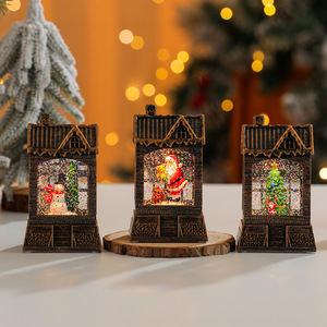 Nueva Lámpara de Aceite Luminosa con Agua, Decoración Navideña, Regalo de Navidad, Luz Nocturna, Adorno de Lámpara de Aceite, Casita - Product Image 2