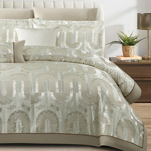 Juego de cama de edredón Jacquard de chenilla al por mayor de lujo de fábrica - Product Image 2