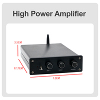 Amplificateur de puissance audio domestique Creatall 2.1 canaux, mini HiFi stéréo classe D, qualité professionnelle, 100W*2+200W, amplificateur intérieur/extérieur