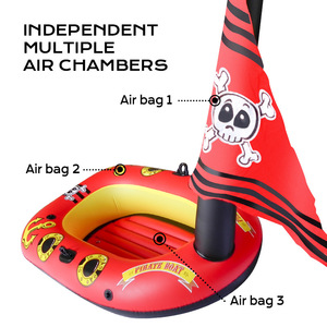 <strong>Inflatable</strong> Swimming <strong>Pool</strong> <strong>Float</strong> Ride-on Fire <strong>Pirate</strong> Boat for Toddler <strong>Pool</strong> Toys Gift Toys for Boys and Girl - Product Image 4