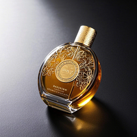 Fabricante de Botellas de Vidrio Vacías para Perfume con Cuello de Presión, Estilo Árabe, Nuevo Diseño, Botellas de Vidrio para Perfume de 30 ml, 50 ml, 100 ml