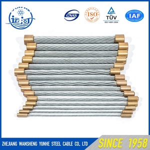 รีลไม้ Racking 7/0.7มิลลิเมตร7/1.0มิลลิเมตรชุบสังกะสีลวดเหล็ก Strand ใช้สำหรับการสื่อสารสาย - Product Image 3