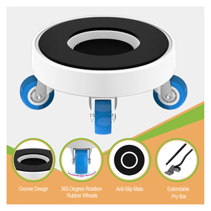 Juego de Herramientas para Mover Muebles Antideslizantes en Forma de Círculo, Kit Completo para Mover Muebles, Incluye 4 Elevadores - Product Image 5