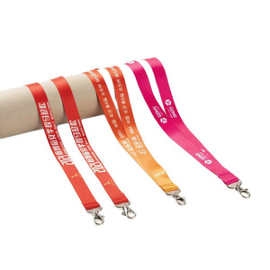 Customized <b>Polyester</b> <b>Lanyard</b> 2x45 Thermal Transfer Printing With Metal Hook For Exhibition And Work Use - Product Image 5