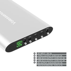 NEJIFU yeni USB-C güç banka 5v 8.4v <span class=keywords><strong>9v</strong></span> 12v 16v 19v 20v laptop pil şarj cihazı USB-C dizüstü bilgisayarlar için - Product Image 4
