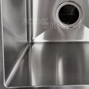 Wastafel Dapur Modern Smart Double Bowl Hitam Emas Buatan Tangan Bahan Stainless Steel SUS304 Bentuk Persegi Dengan Keran Waterfall 316 Fregadero - Product Image 5