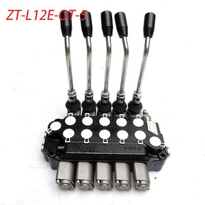 Valvola di retromarcia Multiway ZT-L12 valvola di distribuzione di inversione manuale distributore cilindro idraulico ZT-L12E-OT bobina 1-8 - Product Image 6