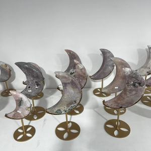 Cristallo naturale pietre curative <span class=keywords><strong>rosa</strong></span> ametista <span class=keywords><strong>luna</strong></span> <span class=keywords><strong>luna</strong></span> <span class=keywords><strong>di</strong></span> cristallo <span class=keywords><strong>di</strong></span> alta qualità per la decorazione - Product Image 3