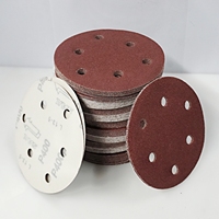 Disque abrasif en carbure de silicium PSA haute densité de 5 pouces, 1 mm, avec support en papier kraft pour polissage du marbre, OEM