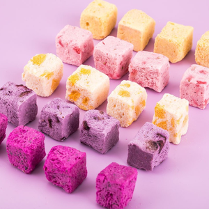 Декоративные готовые к использованию кусочки сублимированного йогурта для украшения смузи-боулов и десертов - Product Image 1