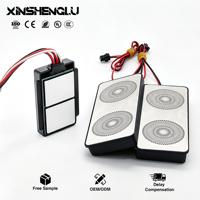 Sakelar Sensor Sentuh Cermin Nirkabel 60W DC 12-24V Modul Sentuh Kapasitif Ganda dengan Output Speaker untuk Cermin Kamar Mandi LED