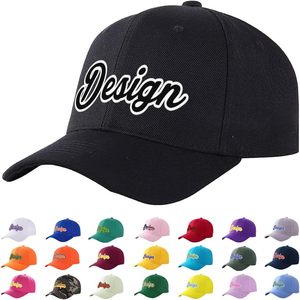 Custom Baseball Cap Personalized Embroidery Design Unisex Adult <b>Hat</b> Polyester Cotton Twill - Product Image 1