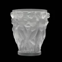 Lalique Style Crystal Lady Vase, Home Decoration, Hotel