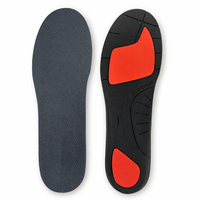 Semelles orthopédiques EVA pour hommes et femmes, inserts de chaussures de course, absorption des chocs, coussin de talon, coussinet pour l'avant-pied, confort du pied