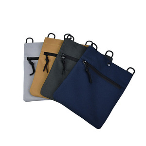 Bolso de hombro de mezclilla para hombre, con cierre de cremallera de 7 pulgadas, informal, para llevar el teléfono, para todas las estaciones, portátil, ligero, de un solo hombro - Product Image 5