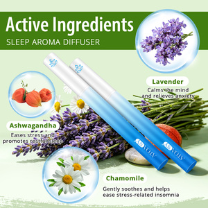 ATOANY Stylo Inhalateur d'Arômes à l'Extrait Concentré 100% Naturel à Base de Plantes, Stylo de Diffusion Herbal <span class=keywords><strong>pour</strong></span> le Sommeil et l'Énergie, <span class=keywords><strong>pour</strong></span> le Nettoyage Pulmonaire - Product Image 2